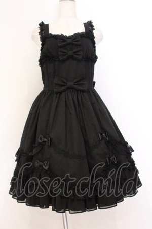 画像: Angelic Pretty / メアリーロマンスDollジャンパースカート  クロ O-26-04-05-078-AP-OP-IG-OS