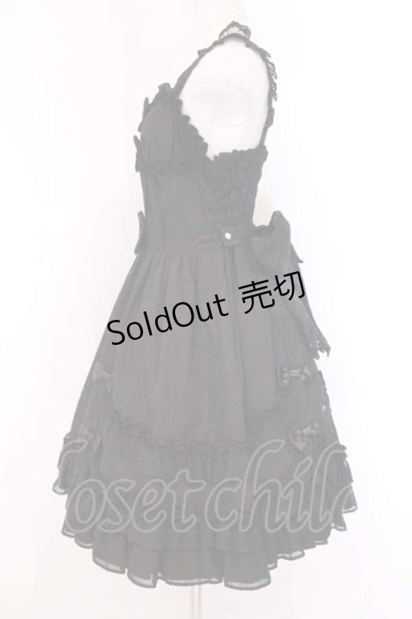 画像3: Angelic Pretty / メアリーロマンスDollジャンパースカート  クロ O-26-04-05-078-AP-OP-IG-OS (3)