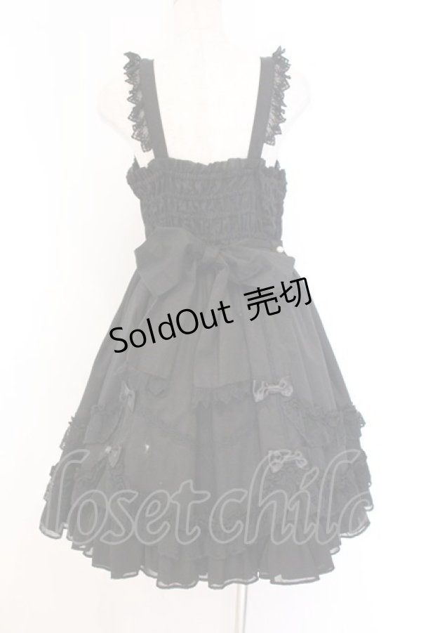 画像4: Angelic Pretty / メアリーロマンスDollジャンパースカート  クロ O-26-04-05-078-AP-OP-IG-OS (4)