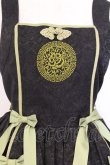画像2: axes femme kawaii / 牡丹刺繍チャイナジャンスカ M クロ×グリーン O-26-04-05-080-AX-OP-OW-OS (2)