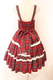 画像4: axes femme kawaii / タータンチェックジャンスカ M アカ O-26-04-05-081-AX-OP-OW-OS (4)