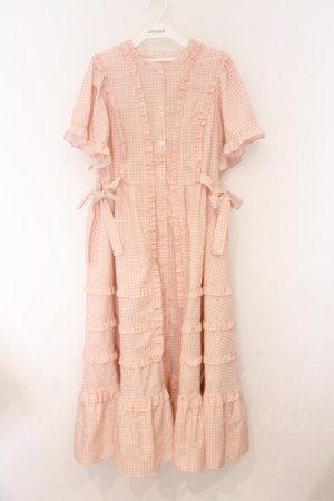 画像: アトリエ小町 / 小町ワンピース  夕映え(ギンガムチェック) O-26-04-05-085-LO-OP-IG-OS