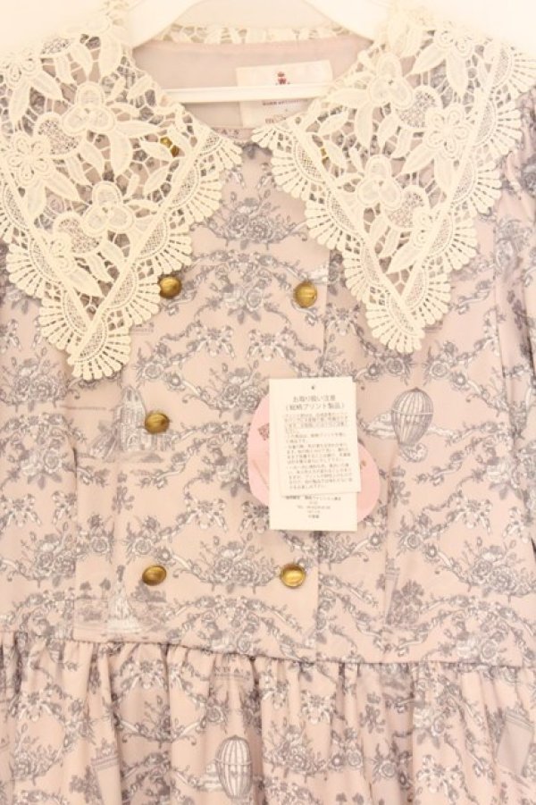 画像2: m petit by misako / TT*MSKトワルドOP トワルドジュイワンピース L ピンク O-26-04-05-089-LO-OP-IG-OS (2)