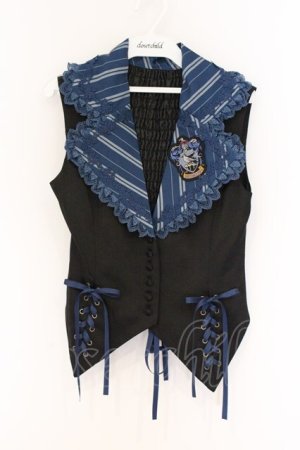 画像: ATELIER PIERROT / Harry Potter Lace-Up Vest  レイブンクロー(青) O-26-04-05-090-EL-TO-IG-OS