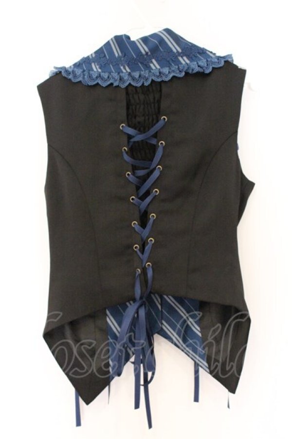 画像3: ATELIER PIERROT / Harry Potter Lace-Up Vest  レイブンクロー(青) O-26-04-05-090-EL-TO-IG-OS (3)