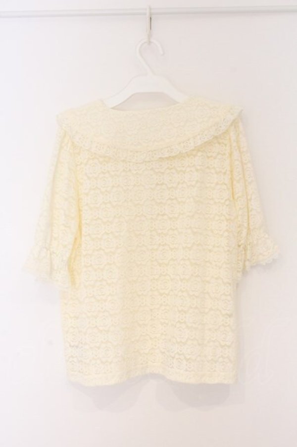 画像3: m petit by misako / AOKレースブラウス L アイボリー O-26-04-05-093-LO-BL-IG-OS (3)