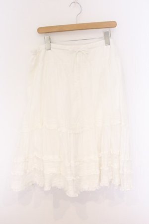 画像: Franche Lippee / コットンタックスカート  シロ O-26-04-05-094-LO-SK-IG-OS