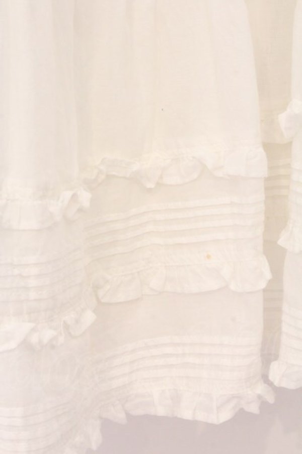 画像2: Franche Lippee / コットンタックスカート  シロ O-26-04-05-094-LO-SK-IG-OS (2)