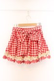 画像3: LIZ LISA / ギンガムイチゴスカパン  アカ×オフシロ O-26-04-05-098-LO-SK-IG-OS (3)