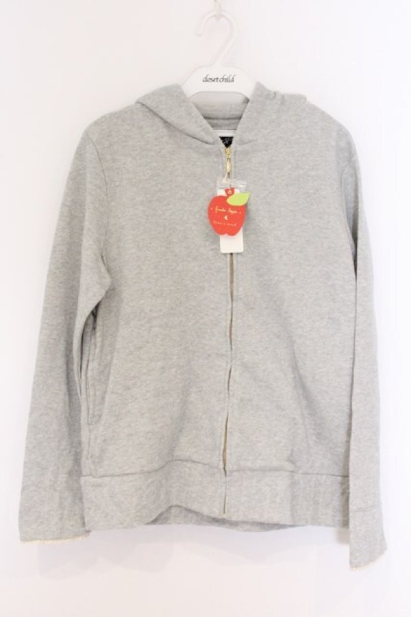 画像1: Franche Lippee / ラメパーカー M グレー O-26-04-05-103-LO-TO-IG-OS (1)