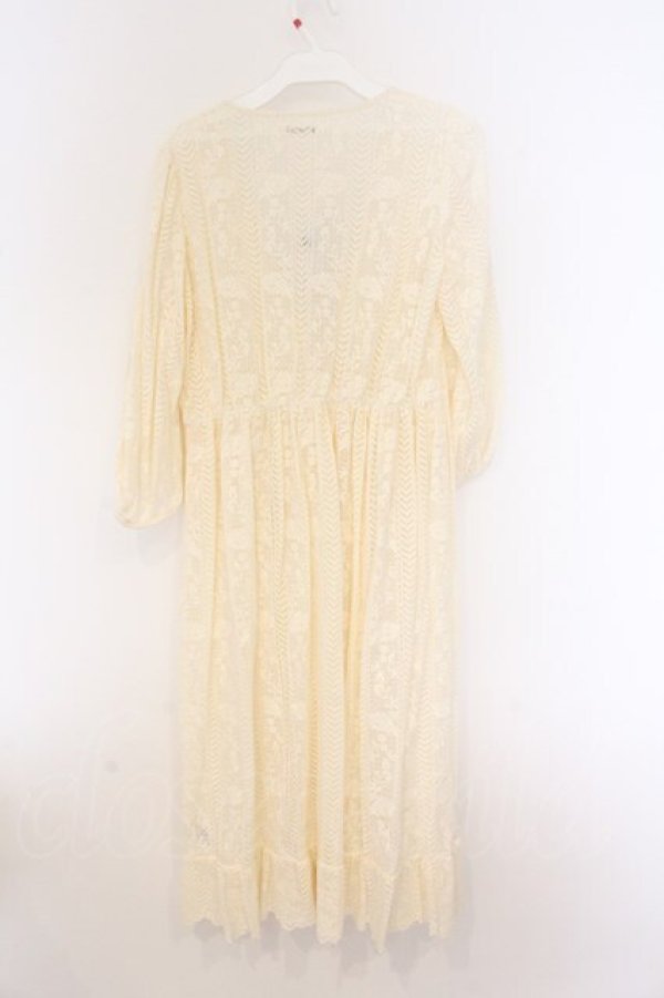 画像3: axes femme / 総レースガウン  アイボリー O-26-04-05-106-AX-TO-IG-OS (3)