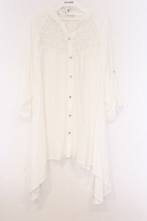 画像: axes femme / イレヘムシャツチュニ  シロ O-26-04-05-108-AX-BL-IG-OS