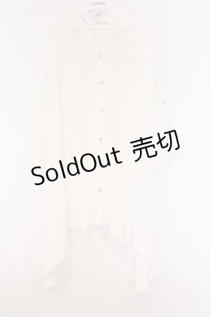 画像: axes femme / イレヘムシャツチュニ  シロ O-26-04-05-108-AX-BL-IG-OS