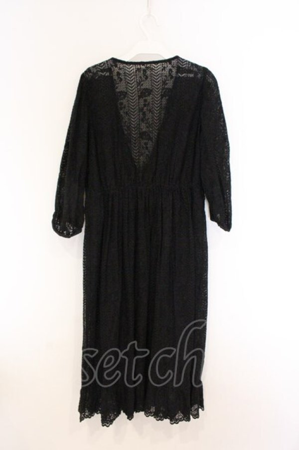 画像3: axes femme / 総レースガウン  クロ O-26-04-05-114-AX-TO-IG-OS (3)