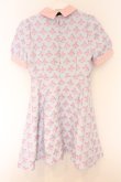 画像3: Manon Mimie / honey bee dress （ハニービードレス）  サックス×ピンク O-26-04-05-002-GO-OP-IG-OS (3)