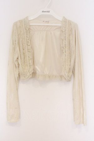 画像: axes femme / レーシーボレロ  アイボリー O-26-04-05-021-AX-TO-IG-OS