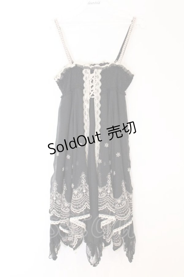 画像1: axes femme / シャーリング2WAYスカート  クロ×ベージュ O-26-04-05-024-AX-TO-IG-OS (1)