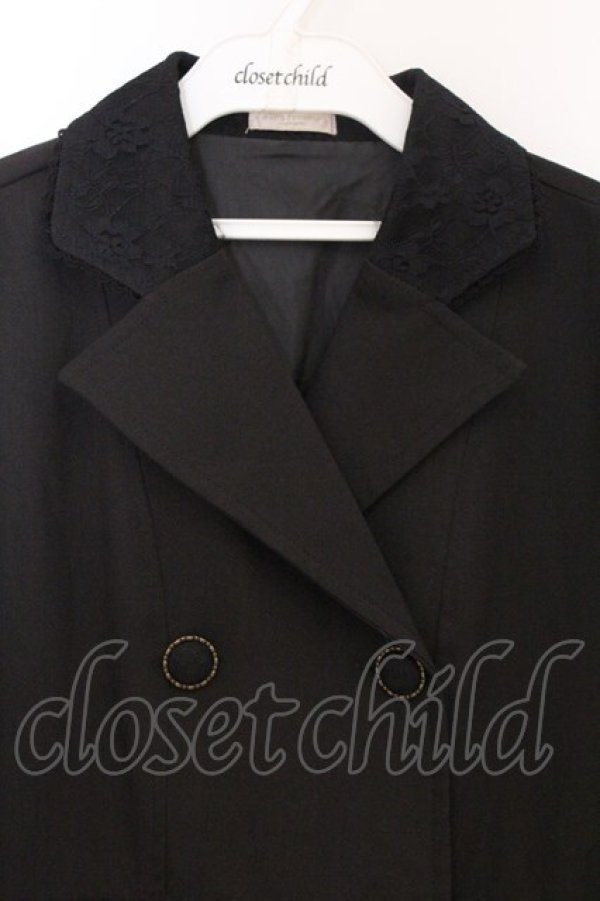 画像2: axes femme POETIQUE / プリーツデザインジャケット M クロ O-26-04-05-033-AX-JA-IG-OS (2)