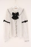 画像1: Amavel / Fancy POP Daydreamドットブラウス F シロ O-26-04-06-001-CA-BL-YM-OS (1)
