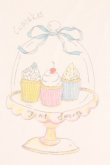 画像2: Fi.n.t / カップケーキプリントTシャツ  オフシロ O-26-04-06-036-CA-TS-IG-OS (2)