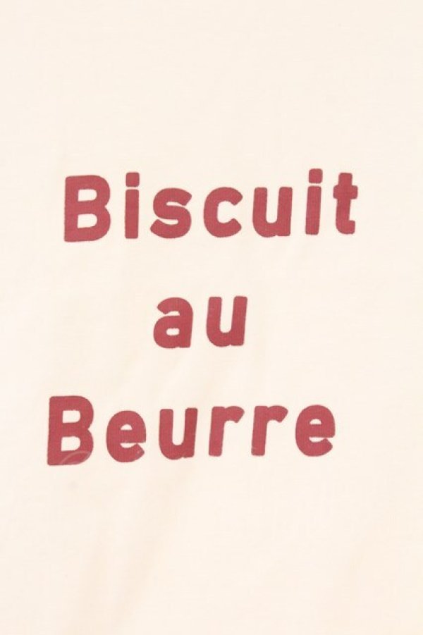 画像2: Fi.n.t / Biscuit au Beurre Tシャツ  アイボリー O-26-04-06-037-CA-TS-IG-OS (2)