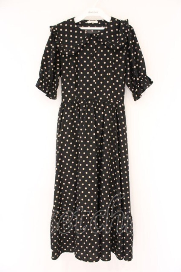 画像1: m petit by misako / ワンピース M クロ O-26-04-06-039-LO-OP-IG-OS (1)