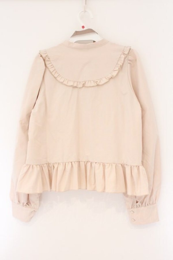 画像3: FLC / 皆方由衣コラボペプラムブラウス M アイボリー O-26-04-06-040-LO-BL-IG-OS (3)