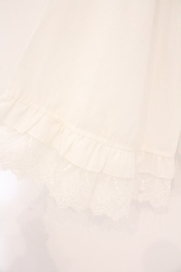 画像4: Amavel / Secret Macaronレースケープブラウス F シロｘピンク O-26-04-06-004-CA-BL-YM-OS (4)