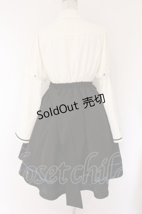 画像4: Amavel / Secret Antique Key　ワンピース F アイボリーｘクロ O-26-04-06-047-CA-OP-YM-OS (4)