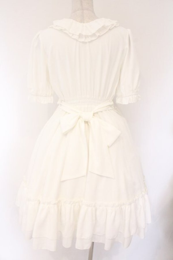 画像4: Amavel / Fluffy Frillロングワンピース F シロ O-26-04-06-050-CA-OP-YM-OS (4)