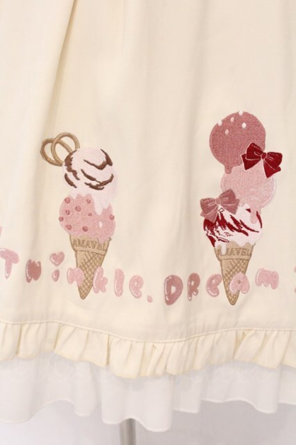 画像2: Amavel / Melty Ice creamワンピース F アイボリー O-26-04-06-051-CA-OP-YM-OS (2)