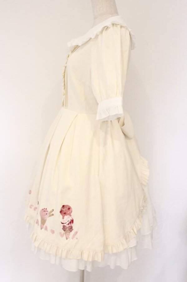 画像4: Amavel / Melty Ice creamワンピース F アイボリー O-26-04-06-051-CA-OP-YM-OS (4)