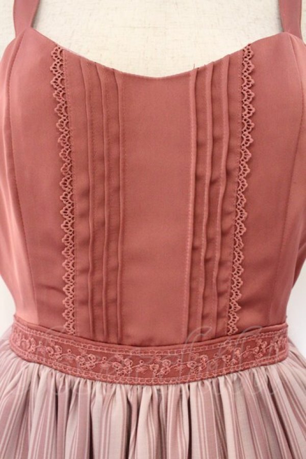 画像3: axes femme POETIQUE / ガトー・フレーズフリルワンピース M ピンク O-26-04-06-056-AX-OP-YM-OS (3)