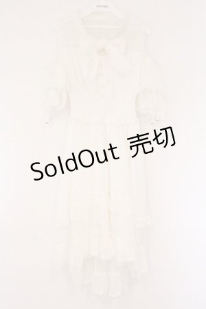 画像: LIZ LISA / チュールボウタイフィッシュテールワンピース 0 シロ O-26-04-06-059-LO-OP-YM-OS