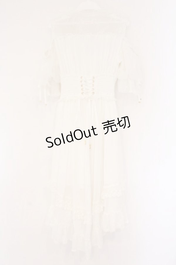 画像4: LIZ LISA / チュールボウタイフィッシュテールワンピース 0 シロ O-26-04-06-059-LO-OP-YM-OS (4)