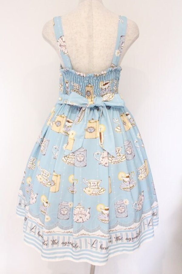 画像4: axes femme kawaii / ティータイムジャンスカ  サックス O-26-04-06-060-AX-OP-IG-OS (4)