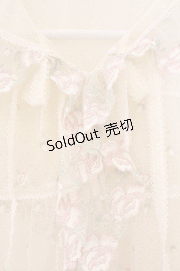 画像3: PINK HOUSE / うさみみチュールベスト  アイボリー O-26-04-06-067-LO-TO-YM-OS (3)