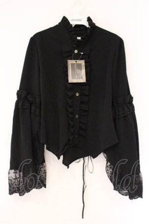 画像: Royal Princess Alice / 紅鳳ブラウス【絢爛白狐】  クロ O-26-04-06-075-LO-BL-IG-OS