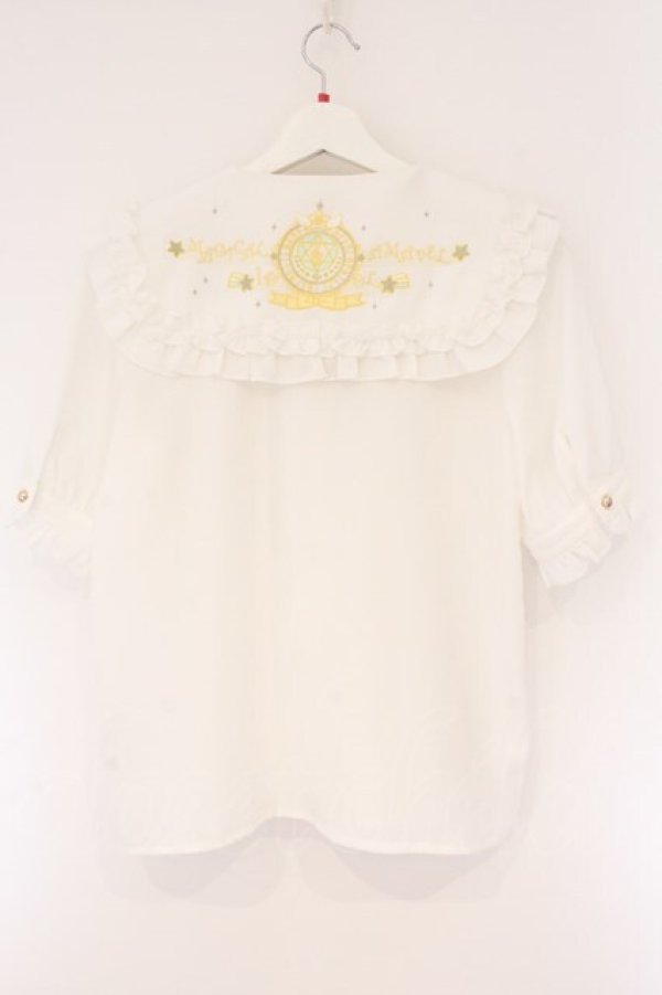 画像3: Amavel / Magical IDOL Dream ブラウス F シロｘイエロー O-26-04-06-007-CA-BL-YM-OS (3)