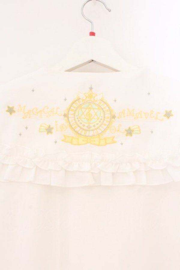 画像4: Amavel / Magical IDOL Dream ブラウス F シロｘイエロー O-26-04-06-007-CA-BL-YM-OS (4)