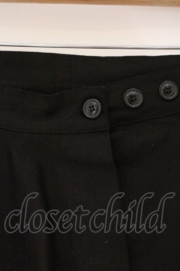 画像2: anko ROCK / 巻きスカート  ブラック O-26-04-06-079-PU-SK-IG-OS (2)