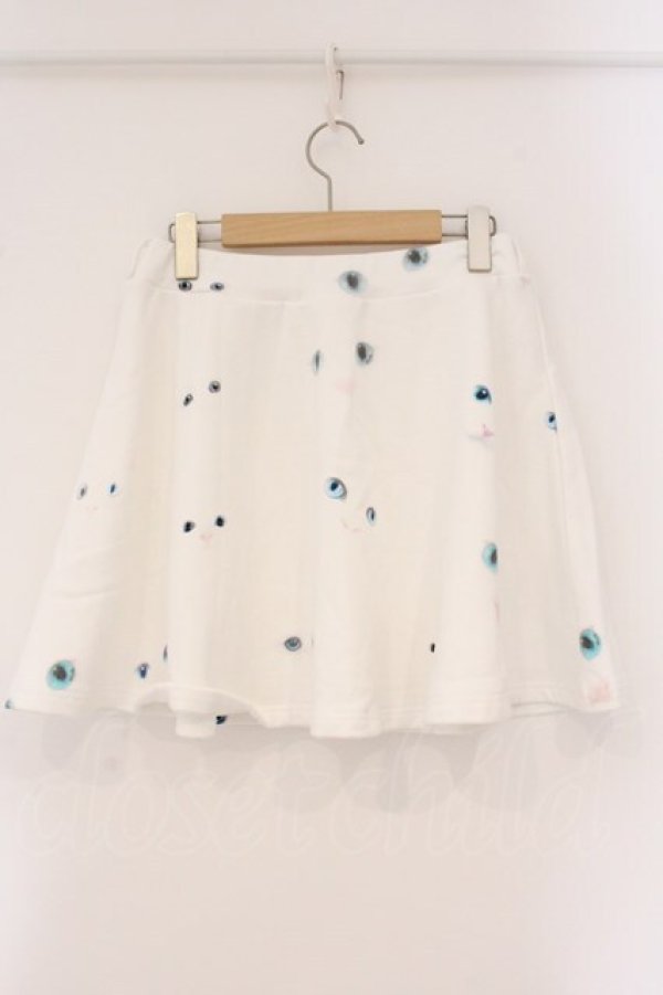 画像3: MILK / BABY CATスカート  ホワイトキャット O-26-04-06-080-ML-SK-IG-OS (3)