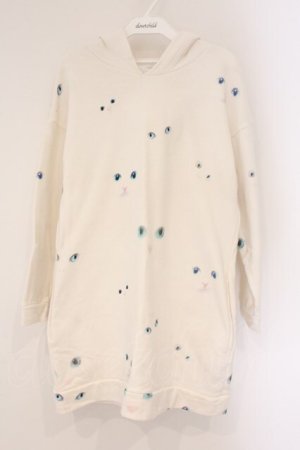 画像: MILK / CAT GIRL ロングパーカー  ホワイトキャット O-26-04-06-081-ML-OP-IG-OS