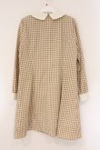 画像3: Fi.n.t / チェックAラインワンピース  ベージュ O-26-04-06-097-CA-OP-IG-OS (3)