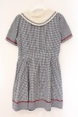 画像3: Fi.n.t / ギンガムセーラーワンピース  クロ×オフシロ O-26-04-06-102-CA-OP-IG-OS (3)