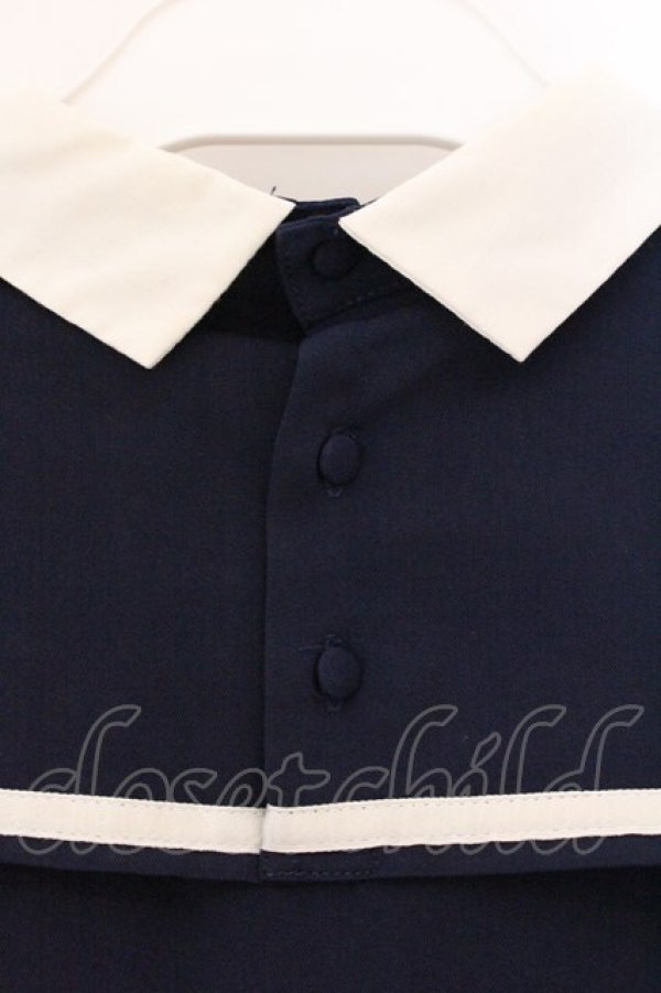 画像3: Fi.n.t / クレリックマリンワンピース  ネイビー O-26-04-06-104-CA-OP-IG-OS (3)