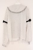 画像4: Amavel / Fancy POP Daydreamドットブラウス F シロ O-26-04-06-001-CA-BL-YM-OS (4)