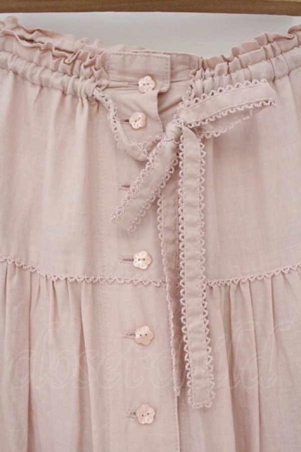 画像2: PINK HOUSE / ローンティアードスカート  ピンク O-26-04-06-115-LO-SK-IG-OS (2)