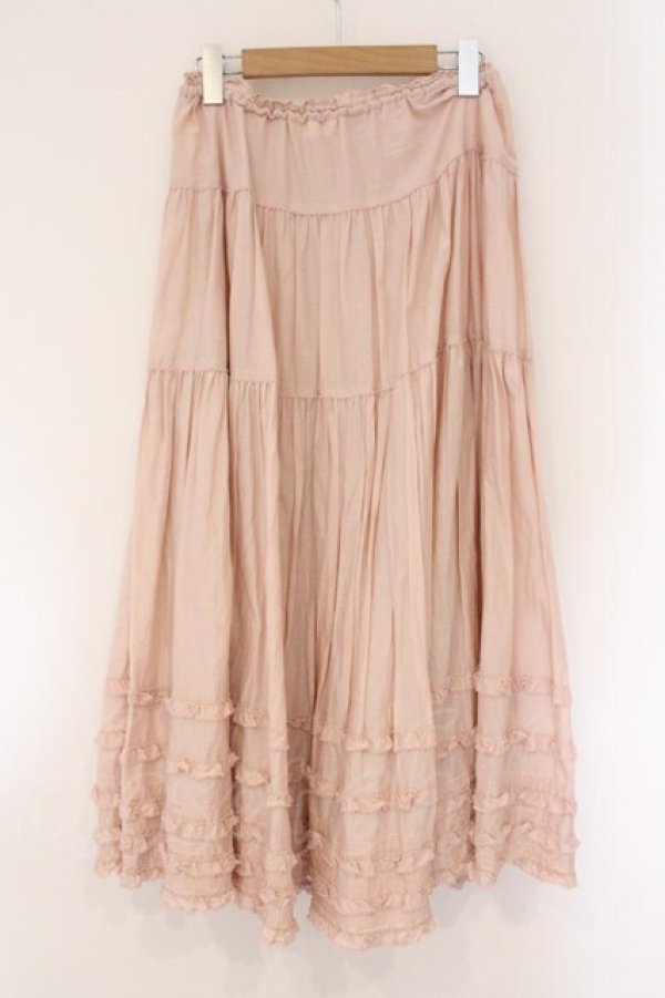 画像5: PINK HOUSE / ローンティアードスカート  ピンク O-26-04-06-115-LO-SK-IG-OS (5)