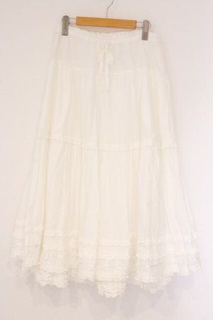 画像: PINK HOUSE / ローンティアードスカート  シロ O-26-04-06-116-LO-SK-IG-OS